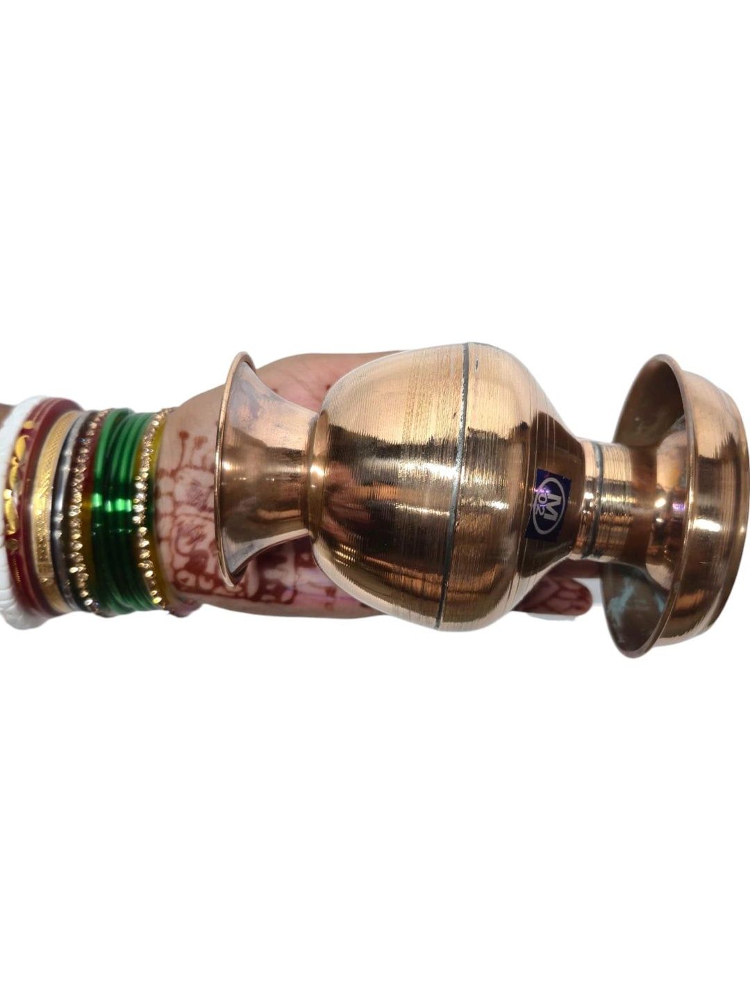 Image 7 of HATEKHORI Copper Devi Lota - Kalash