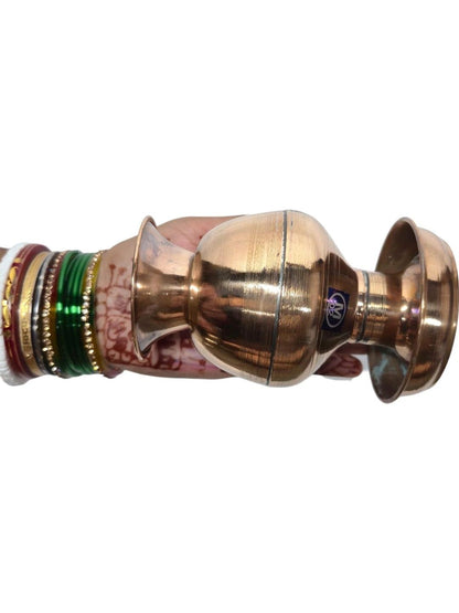 Image 7 of HATEKHORI Copper Devi Lota - Kalash