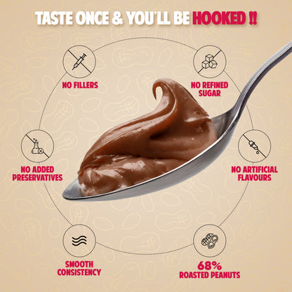 Image 4 of Doctor's Choice ONLY NUTS - Peanut Spread Nutty Choco Fudge