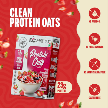 Image 2 of Doctor's Choice Strawberry Protein Oats