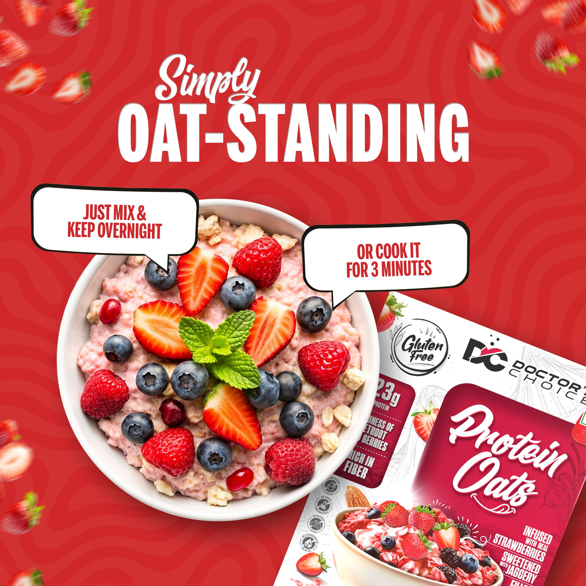 Image 5 of Doctor's Choice Strawberry Protein Oats