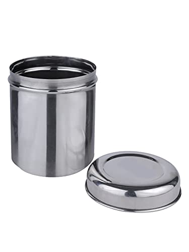 Image 5 of neelam Stainless Steel Russian Deep Dabba- 3650 ml,1 Piece, Silver