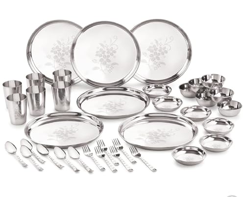 Image 2 of 36 Pcs for the product neelam Stainless Steel Dinner Set