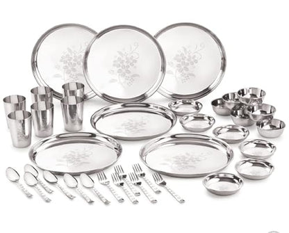 Image 2 of 36 Pcs for the product neelam Stainless Steel Dinner Set