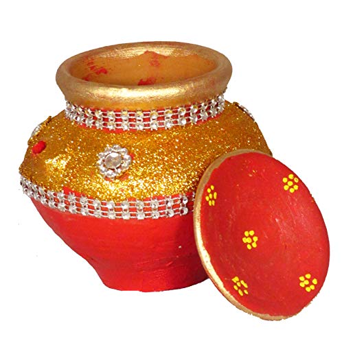 Image 2 of Suninow Gold Karwa Chauth Pooja Thali Set