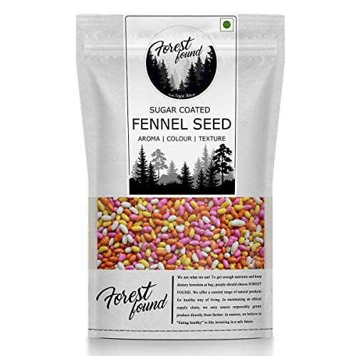 Image 3 of 900 gm / Pack of 1 for the product Forest Found Sugar Coated Fennel Seeds Candy, Saunf Mouth Freshener Mukhwas