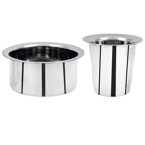 Image 3 of Spillbox Traditional Stainless Steel Filter Coffee Maker with Dabara Combo