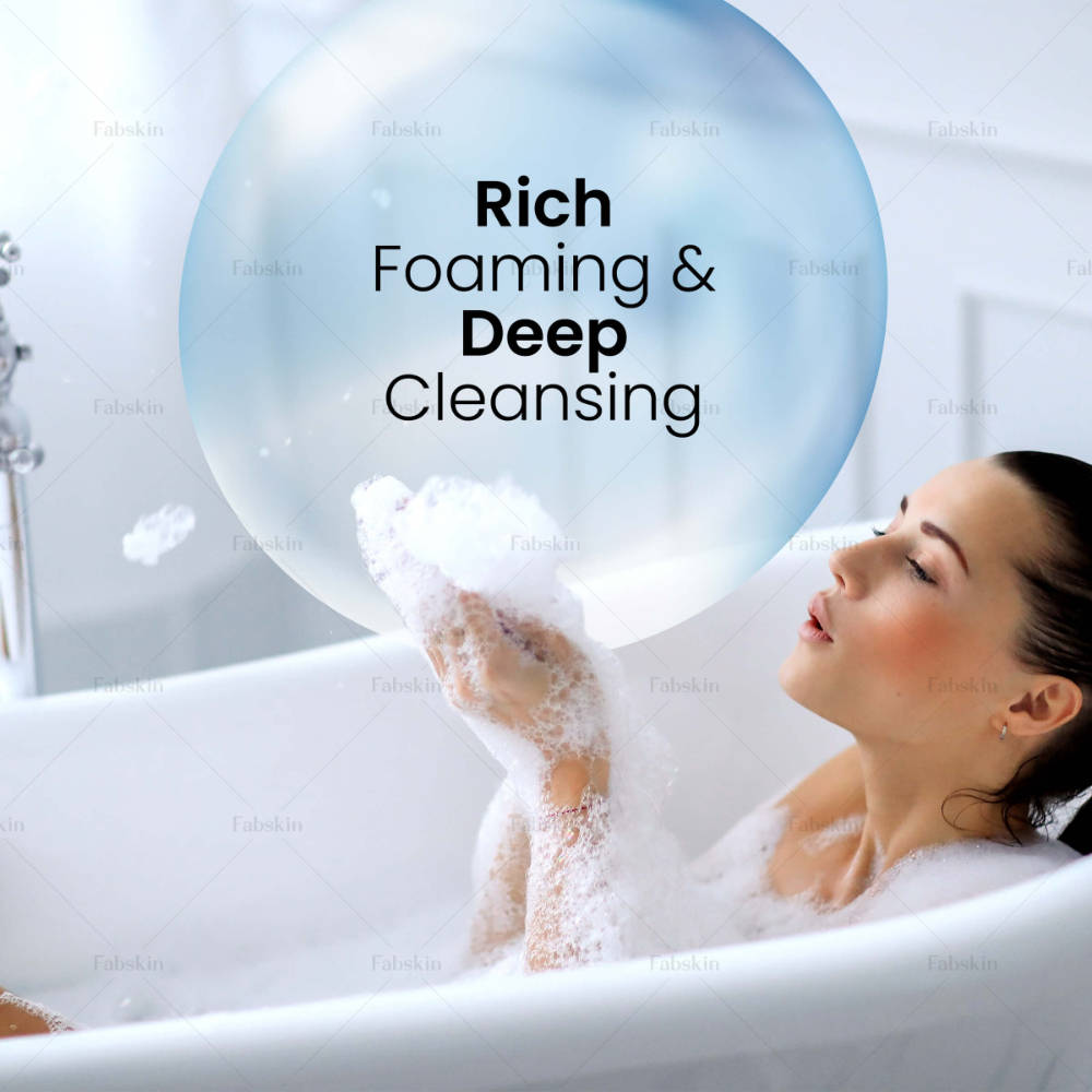 Image 7 of Fabskin Luxury Bathing Back Scrubber Loofah Belt - Strechable 9 Knots Bath Sponge