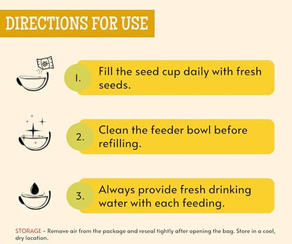 Image 13 of Foodie Puppies Bird Food for Lovebirds