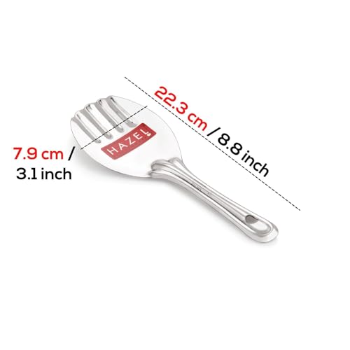 Image 4 of HAZEL Stainless Steel Rice Panja Paddle Scooper Spatula Server Kitchen Utensils