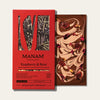 Image 1 of Default Title for the product Manam Chocolate Signature Inclusion Tablet - Raspberry & Rose, 67% Dark & White - 80g