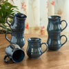 Image 1 of Default Title for the product ExclusiveLane Belly Pot Ceramic Coffee Mugs Set of 6 300 ml
