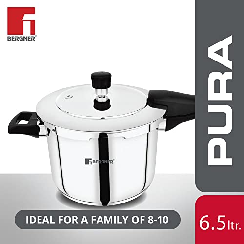 Image 3 of Bergner Pura Stainless Steel Pressure Cooker