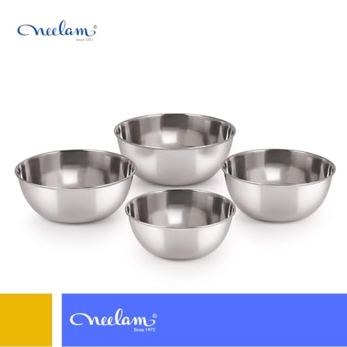 Image 5 of neelam Stainless Steel Bowl 5 Inch 150 ml Set of 4