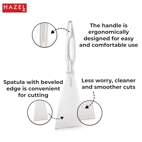 Image 5 of HAZEL Stainless Steel Pizza Cutter & Lifter