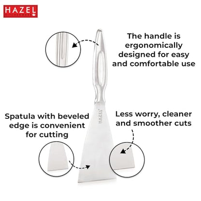 Image 5 of HAZEL Stainless Steel Pizza Cutter & Lifter