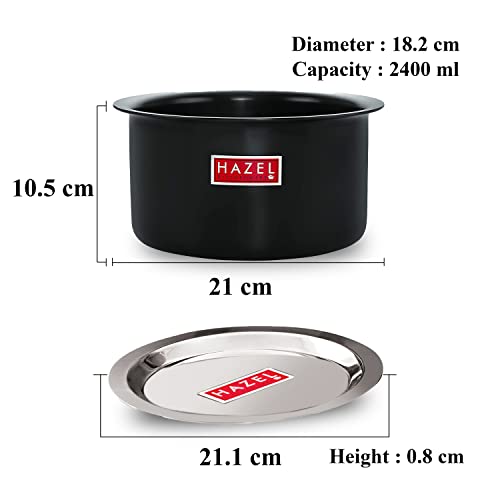 Image 15 of HAZEL Hard Anodised Aluminium Tope Patila Boiling Vessels
