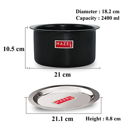 Image 15 of HAZEL Hard Anodised Aluminium Tope Patila Boiling Vessels