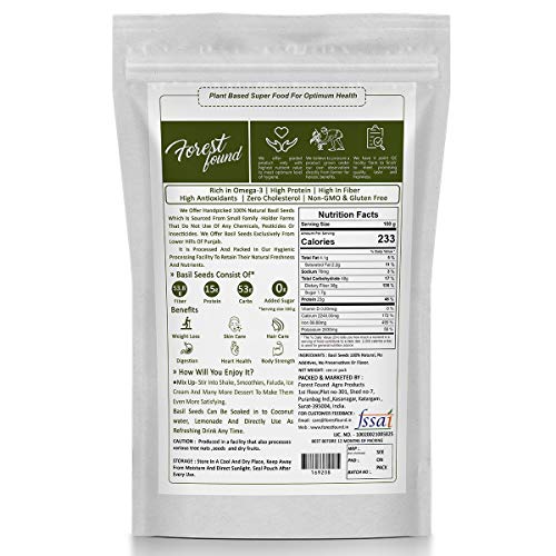 Image 3 of Forest Found Basil Seeds Sabja 900g