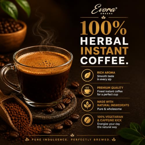 Image 3 of EVORA Greens 100gm Instant Coffee Powder | Make 50 Cups