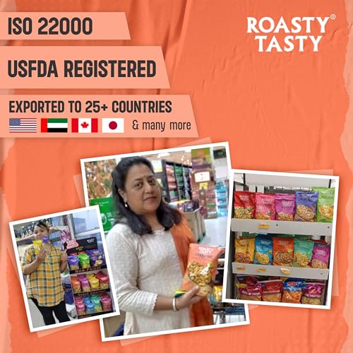 Image 7 of Roasty Tasty Roasted Chana Jor Lime & Chilli 400g (Pack of 2)