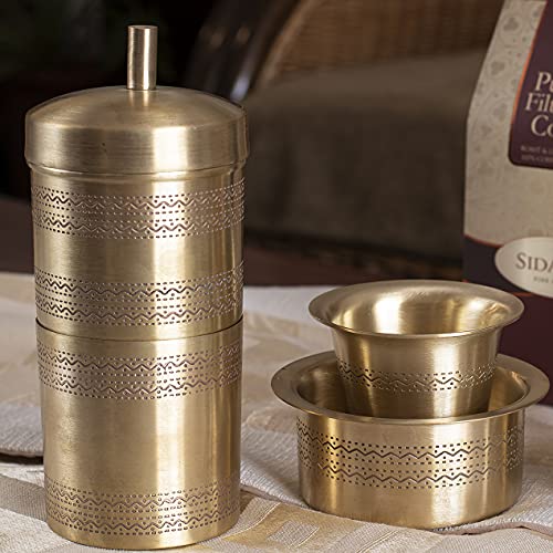 Image 5 of Sidapur Etched Brass Filter (Small)