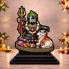 Image 1 of Default Title for the product Shivling Nandi Wooden MDF Printed Idol with Stand, 4 x 5 Inch, Pooja Room Decor, Home Temple Mandir Decoration, Religious Gift