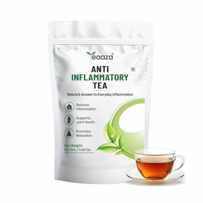 Image 1 of Pack of 1 for the product Teaaza Organic Anti Inflammatory Tea -100 Grams Loose Tea