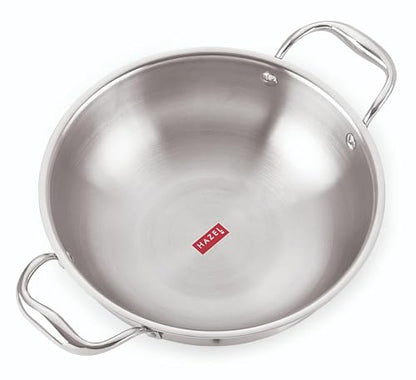 Image 14 of Triply Kadhai / 4000 ml for the product HAZEL Triply Stainless Steel Kadhai