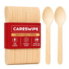 Image 1 of 100 Pcs for the product Careswipe Disposable Wooden Spoons 160 mm 100 Pack