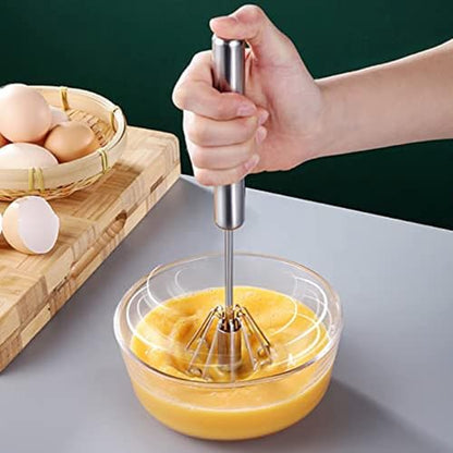 Image 1 of Hand Blanders 1 Pc's Stainless Steel Manual Power Free Hand Blender,Beating & Stirring