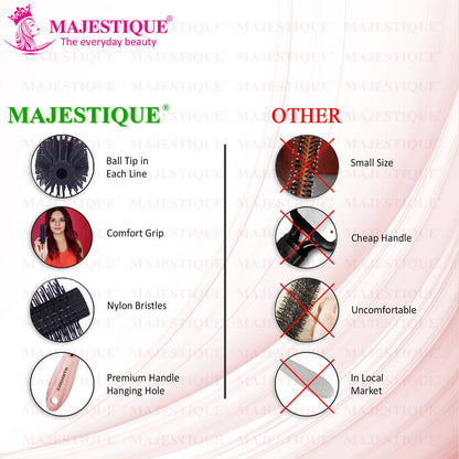 Image 5 of Majestique Roller Hair Brush - Bio-Friendly for Blow Drying & Hair Styling