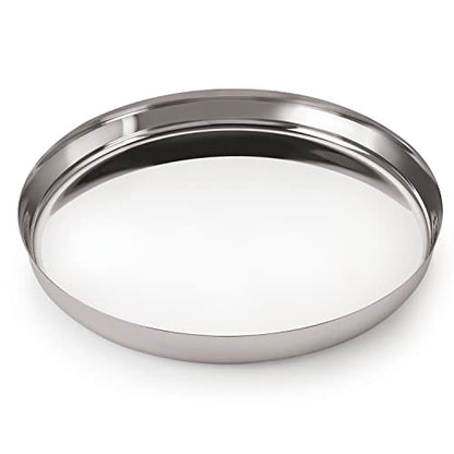 Image 3 of neelam Stainless Steel Guj. Sada Thali 30 cm Set of 6