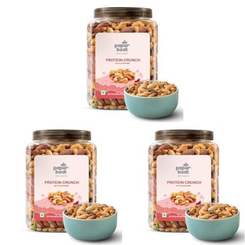 Image 3 of 1 kg (Pack of 3) for the product Paper Boat Protein Crunch, Premium Dry Fruit Mix