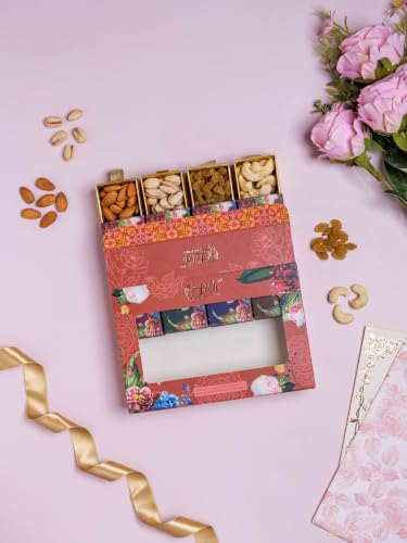 Image 1 of Default Title for the product LILA DRY FRUITS Almonds Cashews Raisins Pistachios Gift Hamper
