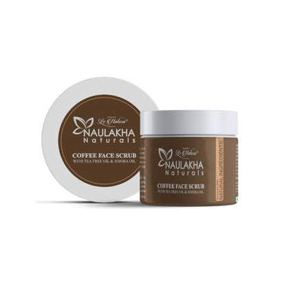 Image 3 of Naulakha Naturals Face Pack | Face Cream | Aloe Neem Face Pack | Premium Arabica Coffee Scrub | Men and Women | Face pack for glowing skin | Remove acne dark marks | Pack of 3|