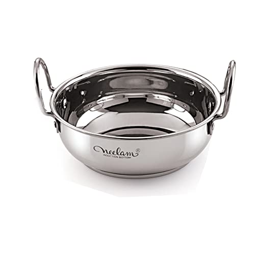 Image 3 of 2.5 l for the product Neelam Stainless Steel Induction Bottom Kadai