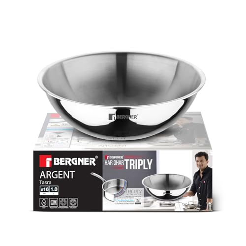 Image 2 of 16cm (800ml) for the product BERGNER Argent Triply Stainless Steel Tasra/Tasla