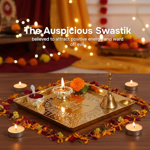 Image 4 of ALCU Pooja Thali for Diwali & Navratri