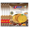 Image 1 of 200 gm / Pack of 4 for the product Joyable Cream Onion Khakhra