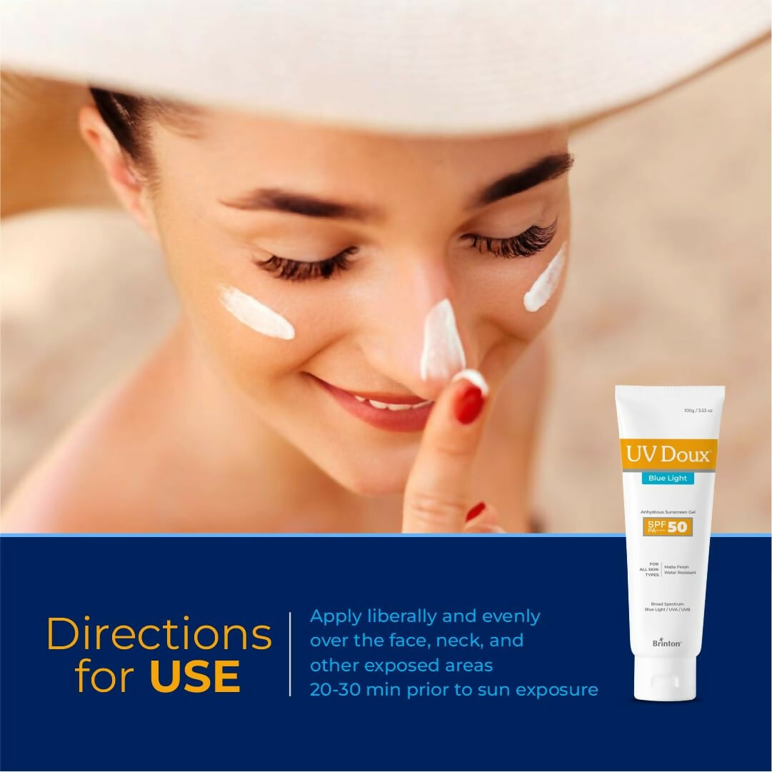 Image 5 of Brinton Uv Doux Blue Sunscreen Gel