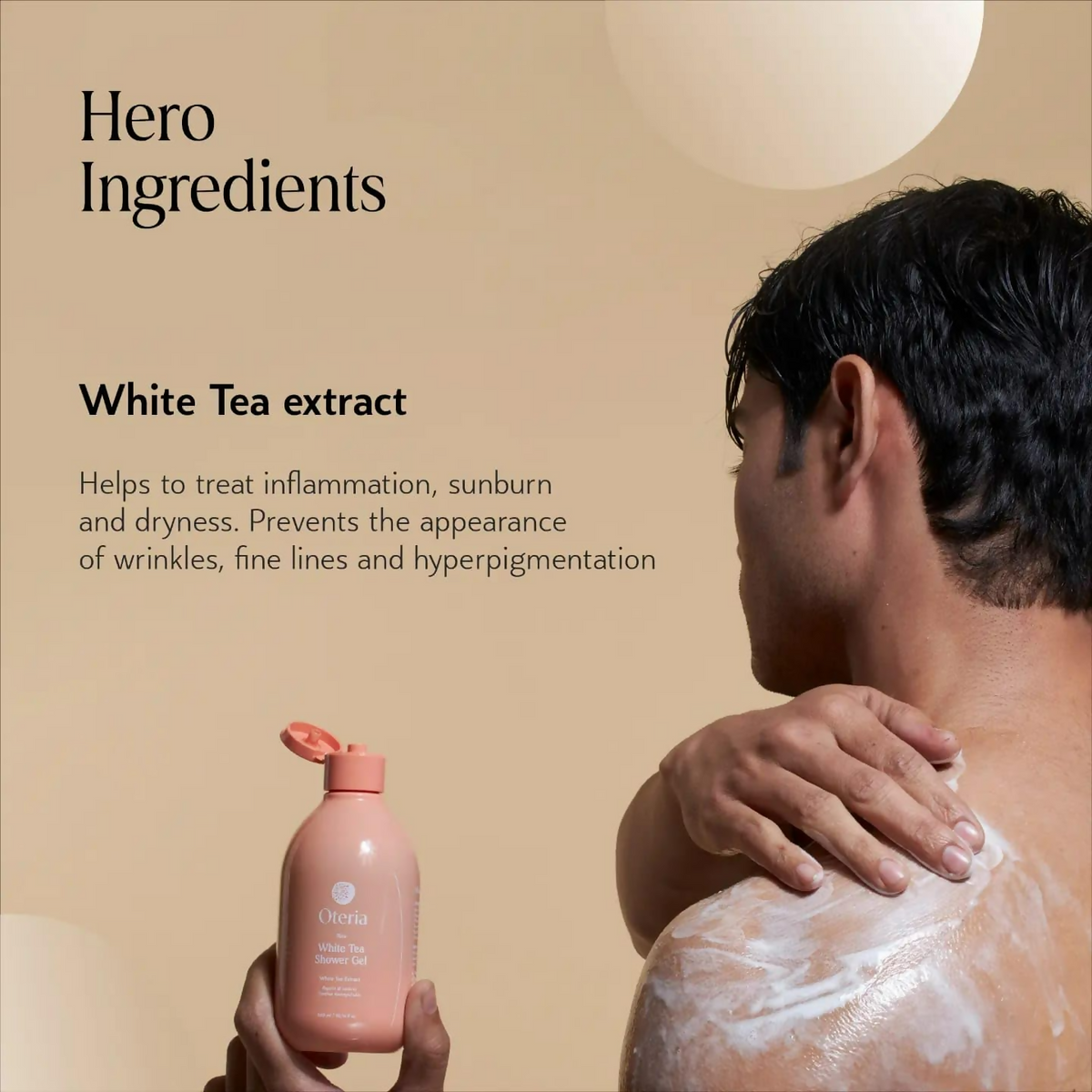 Image 4 of Oteria White Tea Body Shower Gel For Sun-Damaged Skin Suitable For All Skin Types