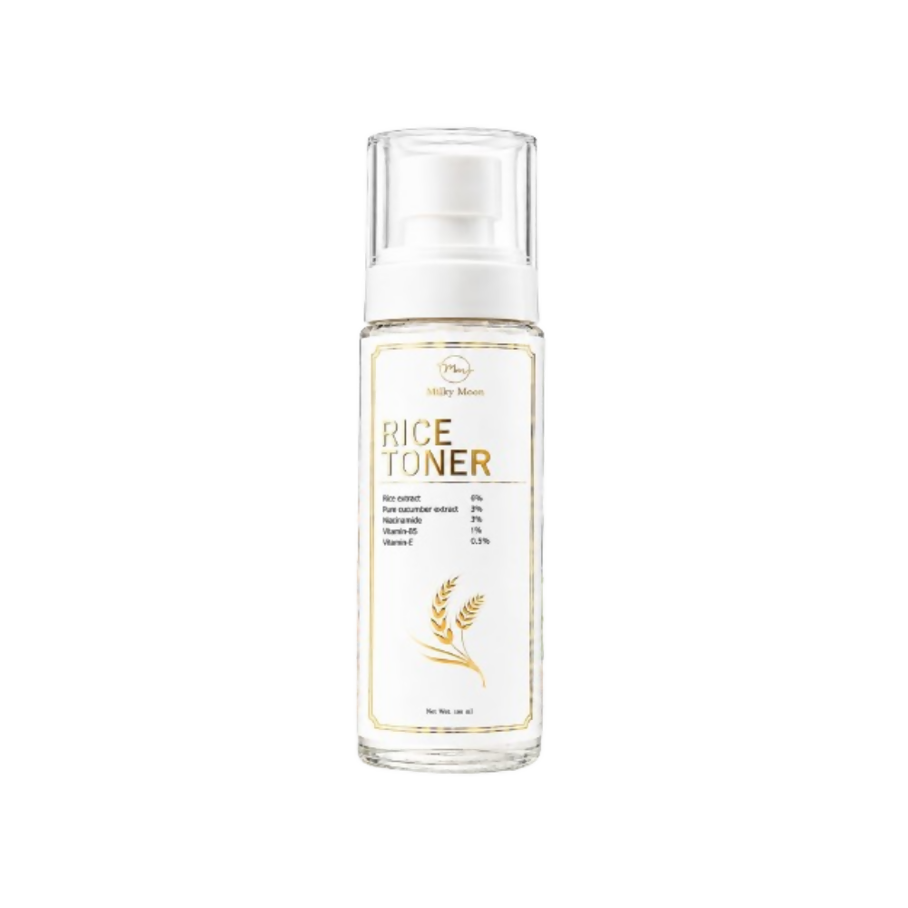 Image 1 of 100 ml / Pack of 1 for the product Milky Moon Rice Water Face Toner with Niacinamide & Ginseng For Clear, Glass Korean Skin