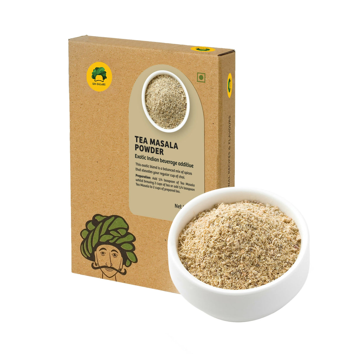 Image 1 of 50 gm for the product Gulabs Tea Masala