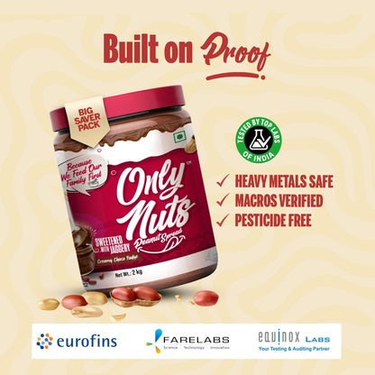 Image 7 of Doctor's Choice ONLY NUTS - Peanut Spread Creamy Choco Fudge