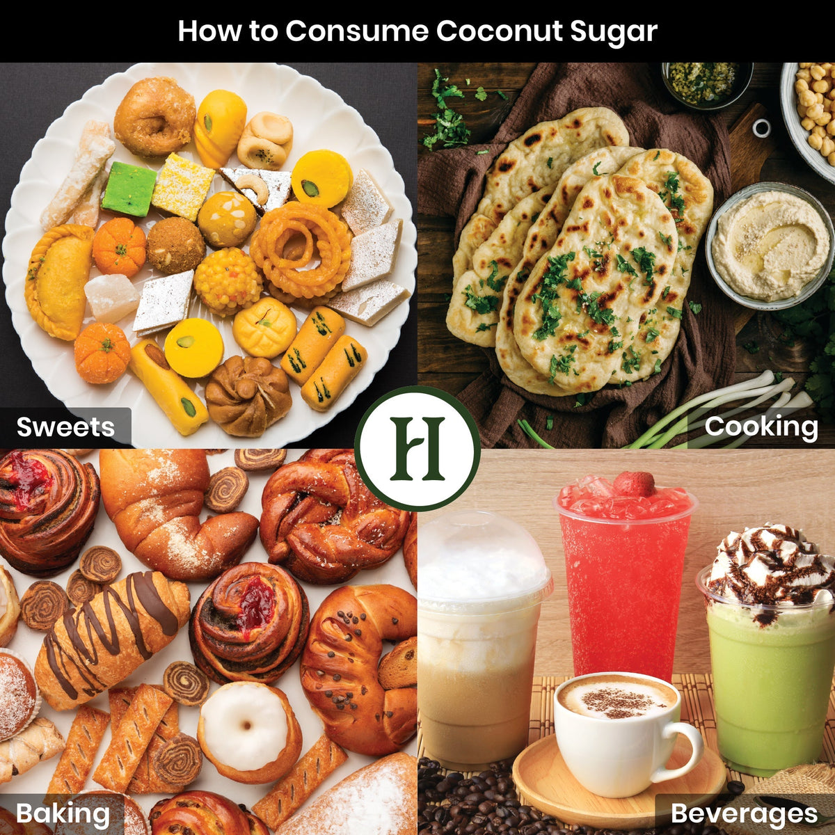 Image 8 of Homeda Organic Coconut Sugar, Palm Sugar Organic, Natural Sweetener
