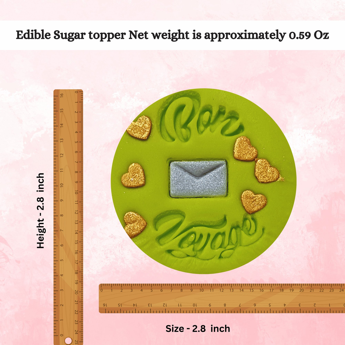 Image 7 of Confect Bon Voyage | Edible Celebration Topper