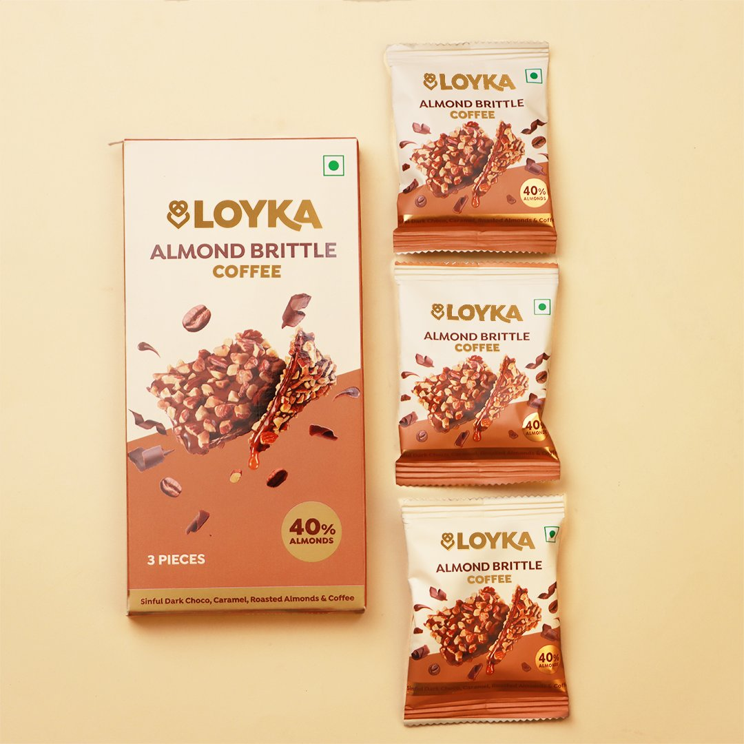 Image 6 of Loyka Almond Brittle Coffee 3 Pcs Box