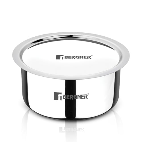 Image 3 of BERGNER Argent TriPly Stainless Steel Tope with Lid 1.2 L