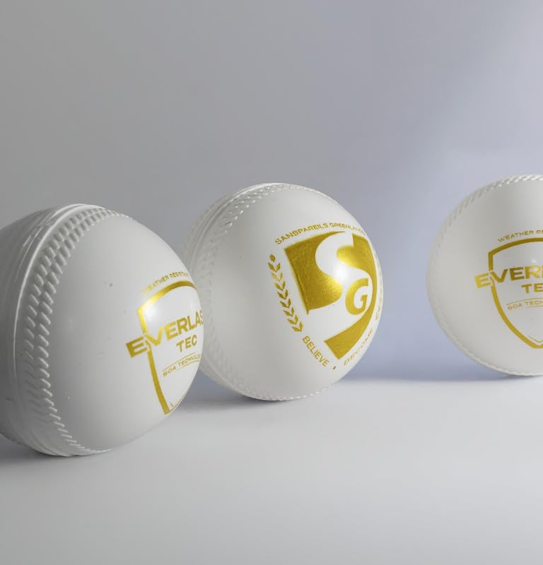 Image 5 of SG Everlast Tec Synthetic Cricket Ball (Pack of 3)